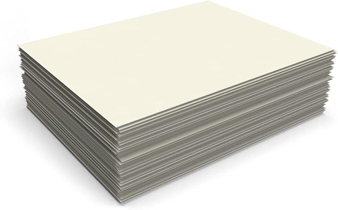 LUXPaper 8.5" x 11" Classic Crest Paper | Letter Size | Natural White | 24lb. Text | 1,000 Qty
