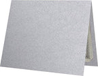 LUXPaper 9.5" x 12" Certificate Holders | Silver Metallic | 105lb. Cover | 50 Qty