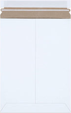 BOX USA StayFlat Envelope 9"L x 11.5"W 100-Pack for Keeping Photos, Documents & Artwork Protected During Mailing and Shipping