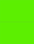NextDayLabels - 8-1/2 x 11 Neon Color High Light Fluorescent Labels for Laser & Inkjet Printer (Green Fluorescent, 8-1/2" x 5-1/2" - 2 Per Page | 200 Labels)
