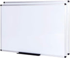 VIZ-PRO Large Magnetic Dry Erase White Board for Wall, 72 X 48 inches, Pack of 2, 6' x 4' Aluminum Framed Whiteboard with Marker Tray for School Office Home