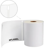 MFLABEL 4x6 Direct Thermal Shipping Labels - 2 Rolls, 220 Labels/Roll, Perforated Postage Paper with Alignment Hole, Compatible with 4XL LabelWriter 1744907 & 1755120, Rollo for USPS, UPS