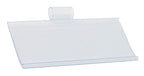 Plastic Label Holders 3" - Ultra Clear Easy Clip Design - Pack of 100