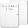 Small White Board, 11 x 14 Dry Erase Board, 2 Small White Boards Dry Erase, Double Sided Whiteboard, Lapboard for Kids, Office and Classroom