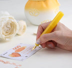 czxwyst Majohn Wancai 2.0 Mini Pocket-Size Eyedropper Fountain Pen (F Nib 0.5mm, Lemon Yellow)