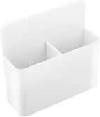 MoKo Magnetic Dry Erase Marker Holder, Magnetic Pen Holder for Whiteboard, Refrigerator, Storage Pencil Organizer Locker Accessories for School, Office, Home - White