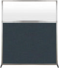 Versare Hush Screen Portable Room Divider | Workstation Wall Divider | Freestanding Privacy Hush Panels | Frosted Windows | Fabric Office Divider Screen | Great for Room Separation