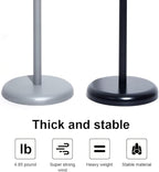 Adjustable Poster Sign Stand Holder Heavy Duty Snap Open Aluminum Pedestal Floor Standing Sign Holder Vertical and Horizontal View Sign Displayed,Advertising Display Stand (Black, 8.5x11inches)
