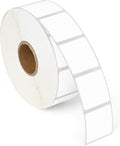 L LIKED 1" x 1" Square Removable Labels, No Residue, Water and Oil Resistant Labels for QR Code, Use for Both Home and Office (1 Roll, 1380 Labels)