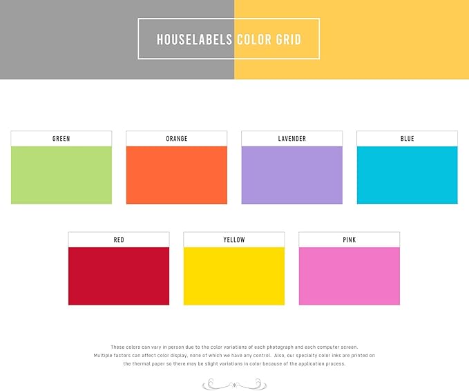 HOUSELABELS 2.25" x 1.25" Pink Address Labels on 1" Core Compatible with Zebra and Rollo Printers, 20 Rolls / 1,000 Labels per Roll