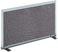 OBEX Acoustical Free Standing Privacy Screen, Cubicle Accessories Desk Privacy Panel, Desk Dividers for Office, Office Furniture Partitions Portable Sound Proof Dividers, 12" x 72", Graphite