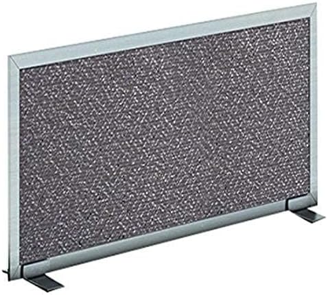 OBEX Acoustical Free Standing Privacy Screen, Cubicle Accessories Desk Privacy Panel, Desk Dividers for Office, Office Furniture Partitions Portable Sound Proof Dividers, 24" x 60", Graphite