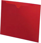 Ecom Folders Red Dental File Folder, Standard Duty, Letter Size, 50 Count