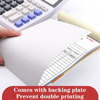 Personalized Invoice Book Custom 2 Part/3 Part Receipt Book Quote Estimate Order Forms Carbonless Form with Your Company Name Logo Address,2-10 Books (Style 7)