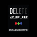 Delete Screen Cleaner 16oz Spray Bottle | Premium Streak-Free, Alcohol & Ammonia-Free Solution for All Devices | Gentle, Odorless & Easy to Use | Improves Visibility & Longevity of Screens