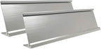 2" x 8" Nameplate Desktop Holder 2 Pack (silver)