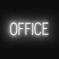 SpellBrite OFFICE Sign | Directional Sign with Neon Look, White LED Light Source | 20.5" x 6.3"