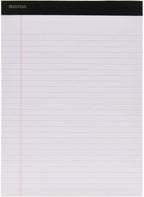 Mintra Office Legal Pads, ((Basic 6pk - (Pastel Version #2), 8.5in x 11in, Wide Ruled))