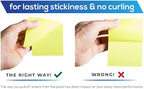 Infiniko Sticky Notes 3x3 Inch, 1200 Sheets (100 Sheets Per Pad), 6 Bright Color Sticky Pads, Super Sticky Notes with Strong Adhesive Office Supplies for Desk, School & Daily Planning