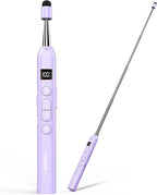 Norwii N21 Bluetooth Presentation Clicker with Telescopic Teaching Pointer, Presentation Remote with Retractable Stick for PowerPiont, Wireless Presenter, Slide Advancer - Purple
