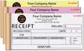 Personalized Invoice Book Custom 2 Part/3 Part Receipt Book Quote Estimate Order Forms Carbonless Form with Your Company Name Logo Address,2-10 Books (Style 3)