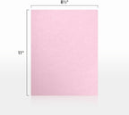 LUXPaper 8.5" x 11" Paper | Letter Size | Rose Quartz Metallic | 80lb. Text | 50 Qty