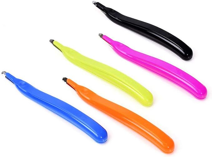 ZZTX 6 PCS Professional Magnetic Staple Remover Puller Staples Remover Staple Removal Tool for School Office Home 5 Colors