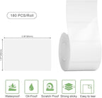 Risio Thermal Labels 2.36"x1.57"(60x40mm),180 Labels/Roll(10 Rolls),Waterproof, Oil-Resistant, Scratch-Resistant Thermal Label Paper,for Barcode/Address/Mailing/Logo/Business/Home