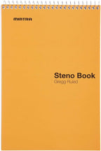 Mintra Office Steno Book - (Pastel Colors, 4 Pads/Pack, Gregg Ruled) - 6inx9in, 70 Sheets, Notebook for writing notes in school, university, college, work, office