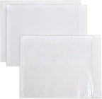 iMailer - 10 PCS 7.5"x5.5" Packing List Pouch- Clear Plastic Envelopes with Self-Adhesive Seal for Packing Slips and Invoices