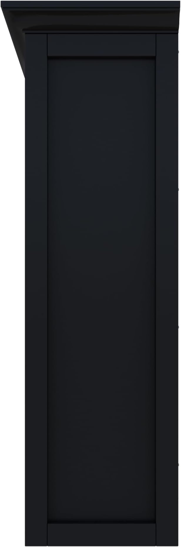 OSCHF Cube Storage Bookcase with Base - Wooden 3 Tiers Floor Standing Open Shelf Cabinet for Home and Office, 9-Cube Lattice Bookshelf, Black
