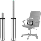 10 Inches to 15 Inches Office Chair Gas Lift Cylinder Replacement, 4.5" Stroke, Hydraulic Pneumatic Shock Piston, Heavy Duty, Universal Fit for Most Office Chairs, Class 4, Polished Steel