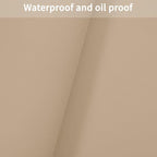 Zinkooat Table Pad Protector for Dining Room Table - Can Be Used On Both Sides Waterproof and Easy to Clean Good Flatness Used for Dining Table(Light Brown+Gray 54x72)