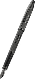 Cross Century II Midnight Black with Polished Midnight Black PVD Appointments and Gray PVD Fine Nib Fountain Pen