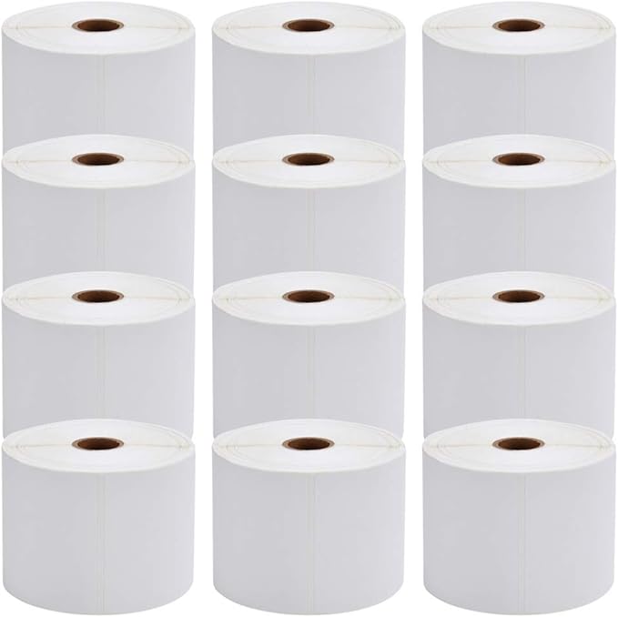 MFLABEL 4x6 Direct Thermal Shipping Labels - 40 Rolls of 450 Labels/Roll, Compatible with Zebra 2844/ZP450/ZP500/ZP505, USPS/FedEx/UPS/Amazon Shipping, Smudge-Resistant & Permanent Adhesive