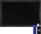 HBCY Creations Rustic Black Magnetic Wall Chalkboard, Extra Large Size 24" x 36", Framed Decorative Chalkboard - Great for Kitchen Decor, Weddings, Restaurant Menus and More! (24" x 36")