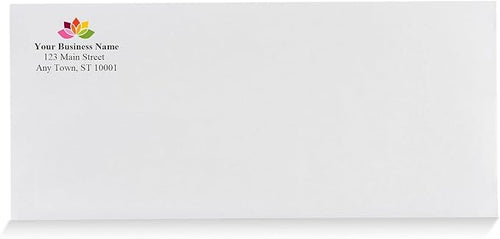 Aimoh 500#9 Custom Printed Gummed Security Envelopes - Personalized with Logo and/or Return Address - Gummed Closure, 3-7/8 x 8-7/8 Inches, 500 Count (7-30128-500)