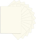 24 Sheets Cream Cardstock 8.5 x 11 Off White Paper, Goefun Ivory Card Stock Printer Paper for Cards Making, Office Printing, Certificate
