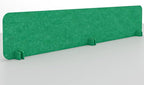 Escape 12" Freestanding Desk Divider | Eco-Friendly Acoustic Privacy Screen | Noise Reducing Desk Partition | 59" Wide | Red