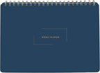 Merely Home Undated Weekly Planner | 8.25” x 11.75” Work To-Do Notebook | ADHD Academic Organizer | Multi-Layout | Men and Women Planner | College Supplies | Navy | Landscape Layout