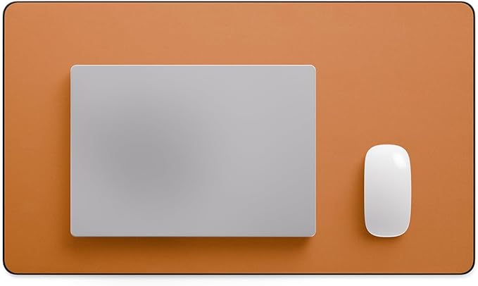 Jotsome Leather Desk Pad Mat, Non-Slip Desk Blotter Pad - Desk Protector for Office, Home, Laptop, and Desktop, Gift for The Holidays (Tan, 24" x 14")