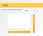 HOUSELABELS Compatible with DK-1247 Replacement Roll for Brother QL Label Printers; 180 Large Shipping Labels; 4.07" x 6.4" (103mm*163mm) - 1 Roll