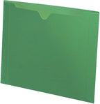 11 pt Green Color Jacket, Letter Size, Dental Style (Box of 50)