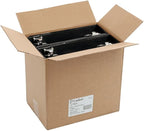 Cardinal Performer 3-Ring Binders, 3", Non-Locking Slant-D Rings, 725-Sheet Capacity, ClearVue Presentation, Non-Stick, PVC-Free, Black, 4-Pack (27601)