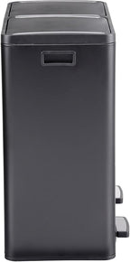 Step N' Sort The 18.5 Gallon Extra Large Capacity, Soft-Step, Dual Trash and Recycling Bin with Removable Inner Bins