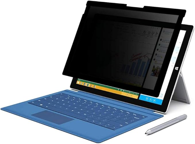 FILMEXT Privacy Screen Protector 13inch, Removable Anti-Glare Blue Light Filter for Surface Pro X/8/9/10/11 2024