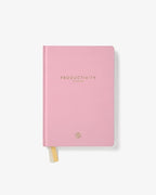 Intelligent Change - 3-Month Productivity Planner, Productivity Tools for Time-Management and Mindfulness, Daily To-Do List, A5 Undated Quarterly Planner (Pink)