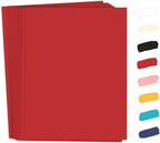 50 Pack Red Cardstock 8.5 x 11 65lb Printer Paper, Goefun Red Card Stock Paper for Christmas, Invitations, Cards Making and Craft