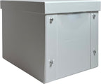 1 CheckOutStore White Stamp & Die Craft Storage Pocket Box (10.5 x 7.5 x 7.5)