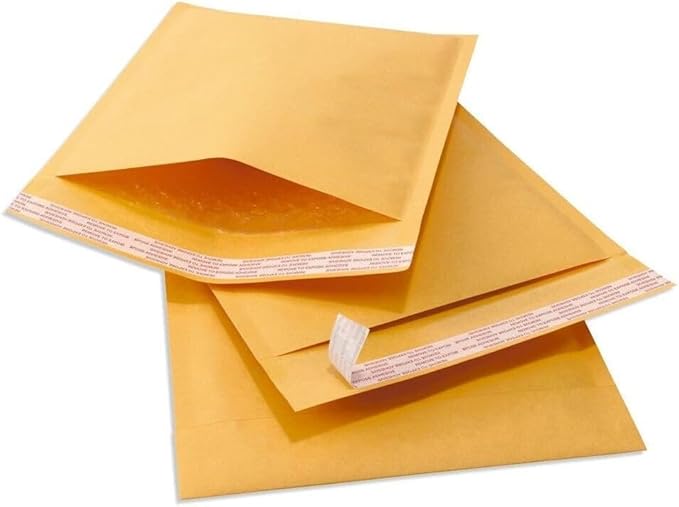 Kraft Bubble Mailers [100 Pack] Mailing Packing Envelopes #0 (6" x 9")